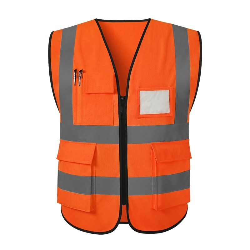 welding clothing security jacket high visibility vest class 2 warning work vest for men workwear volunteer vest with logo