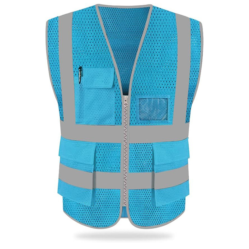 High quality manufacturer Safety Reflective Vest for Running Cycling Vest Hi Vis Construction Vest