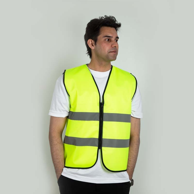 Custom Cheap Work High Visible Clothing Yellow Orange Traffic Construction women reflective vest small