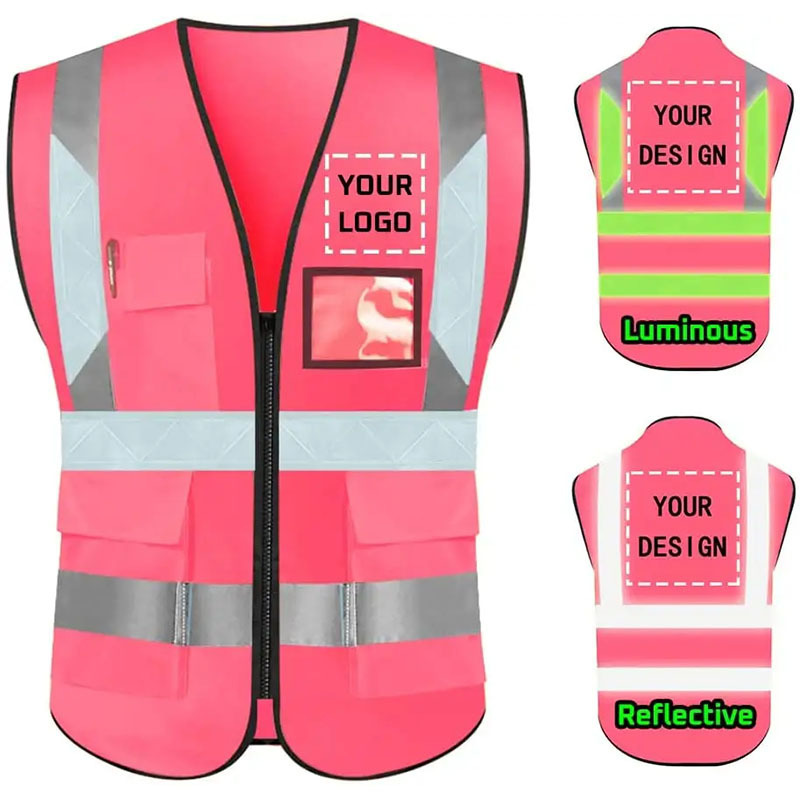 High vis reflective safety vest construction apparel safety clothing high visibility vest safety apparel