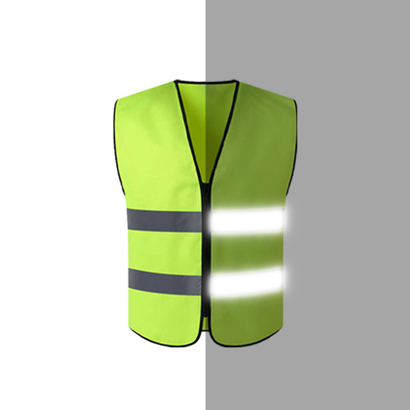 Custom Cheap Work High Visible Clothing Yellow Orange Traffic Construction women reflective vest small