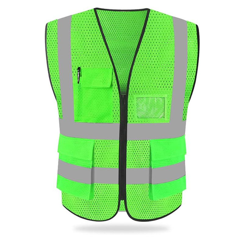 High quality manufacturer Safety Reflective Vest for Running Cycling Vest Hi Vis Construction Vest