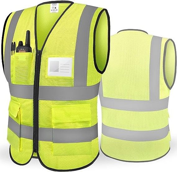 New Custom Motorcycle Riding Fluorescent blue red yellow green Color 120gsm mesh polyester construction Safety Reflective Vest