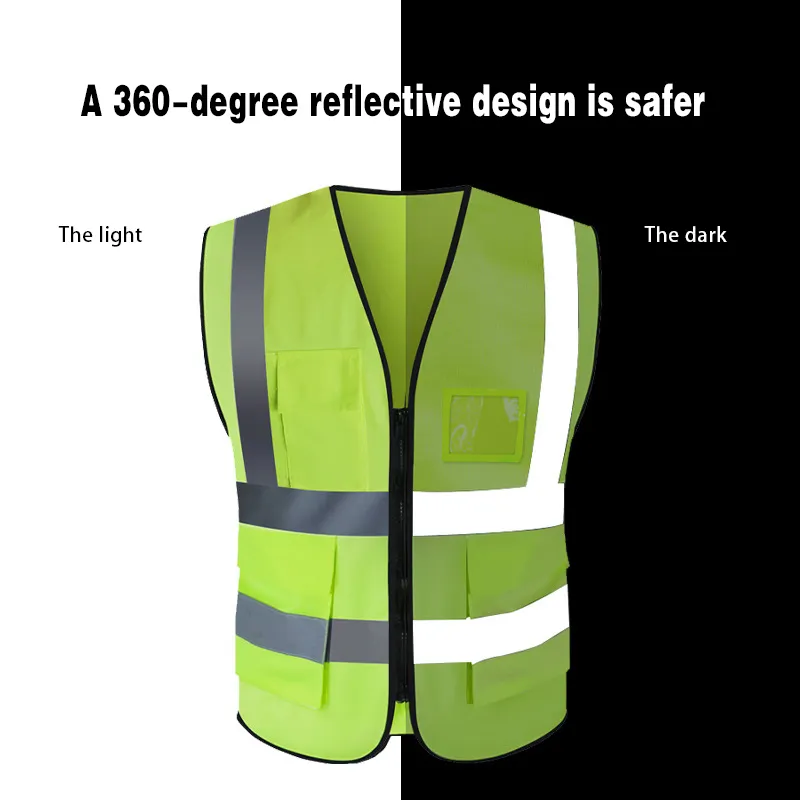 safety reflector ves safety jacket with camou flag reflejante high vis safety vestsecurity guard uniform high visibility vest