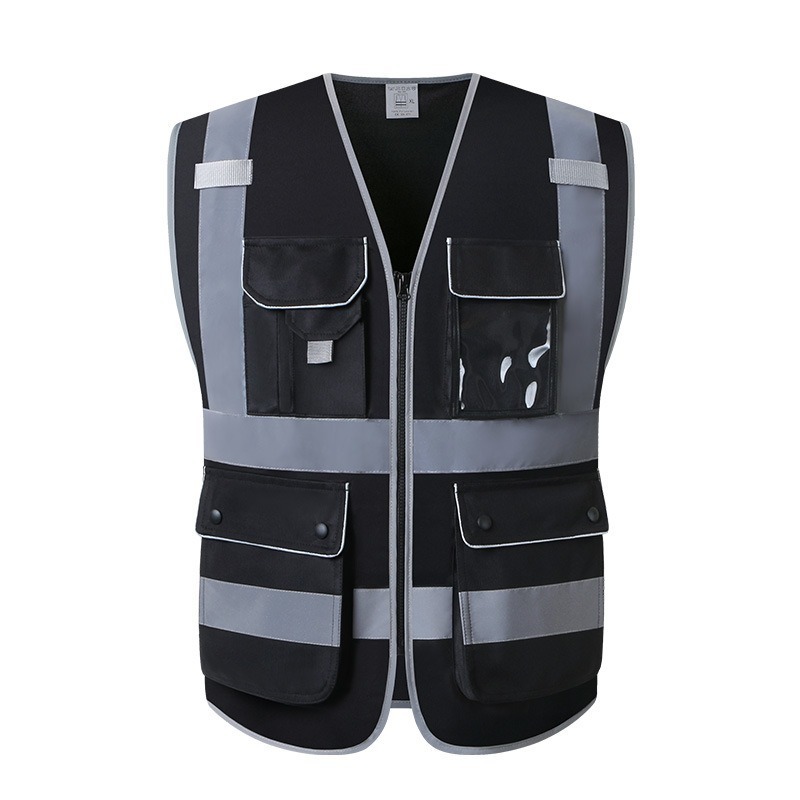 Hi Vis Vests 2 Pcs Hi viz Vests Yellow Reflective Jacket Vest High Vis Vests, High Visibility Safety Waistcoat, One size