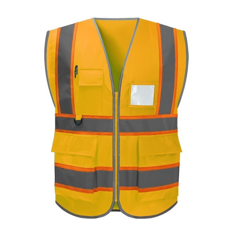 construction safety reflector vest labor jacket security vest  safety vest fabric custom logo polo t shirt men and women