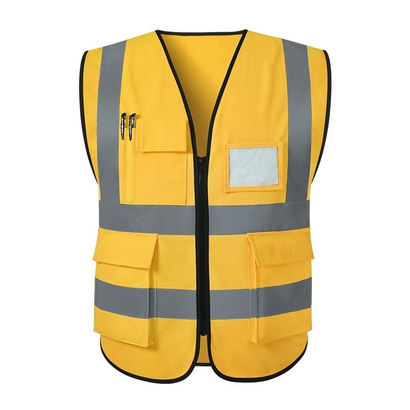 welding clothing security jacket high visibility vest class 2 warning work vest for men workwear volunteer vest with logo