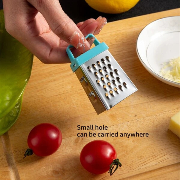 Mini 4 Sides Cheese Grater Ginger Stainless Steel Small Box Graters For Kitchen Slicer