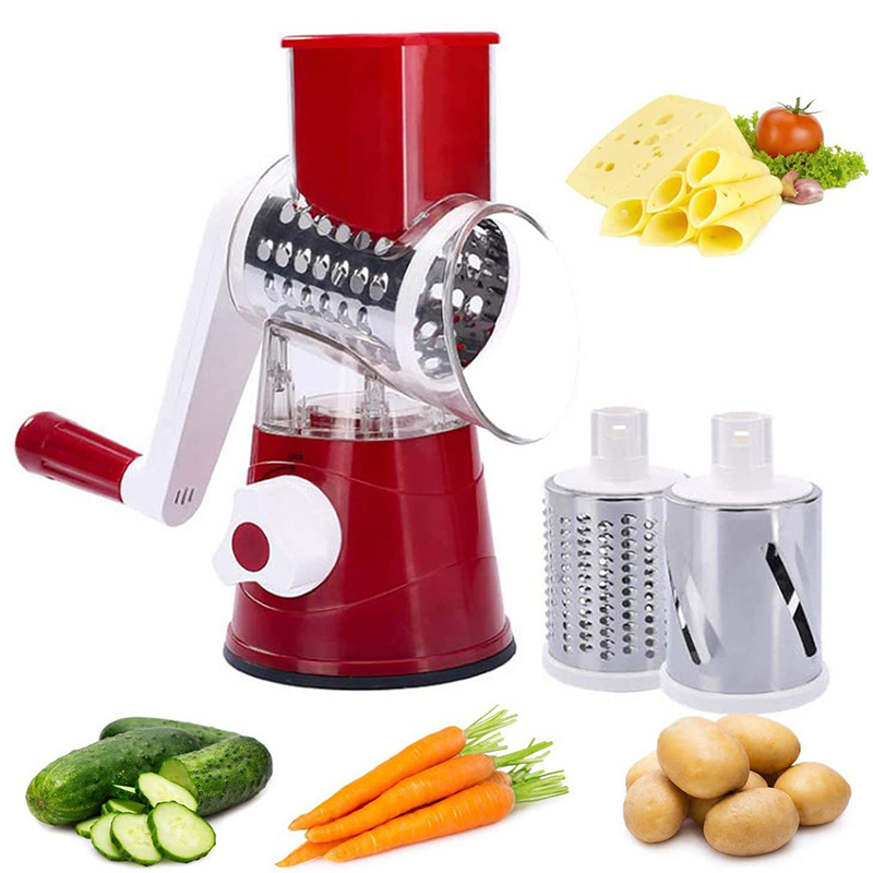 3 In 1 Kitchen Gadgets  Stainless Steel Multi-function Manual Onion Slicer Vegetable Shredder Cutter Chopper Vegetable Slicer