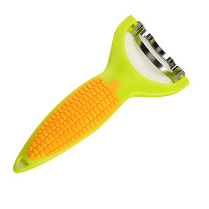 Stainless Steel Manual Corn Cob Peeler Stripper Kitchen Tool for Removing Kernels Fruit Vegetable Chopper