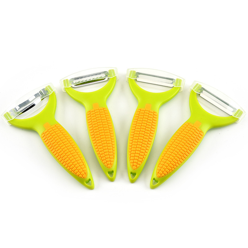 Stainless Steel Manual Corn Cob Peeler Stripper Kitchen Tool for Removing Kernels Fruit Vegetable Chopper