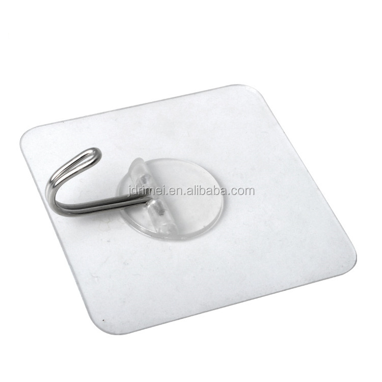 304 stainless steel wall mounted adhesive hook for bathroom