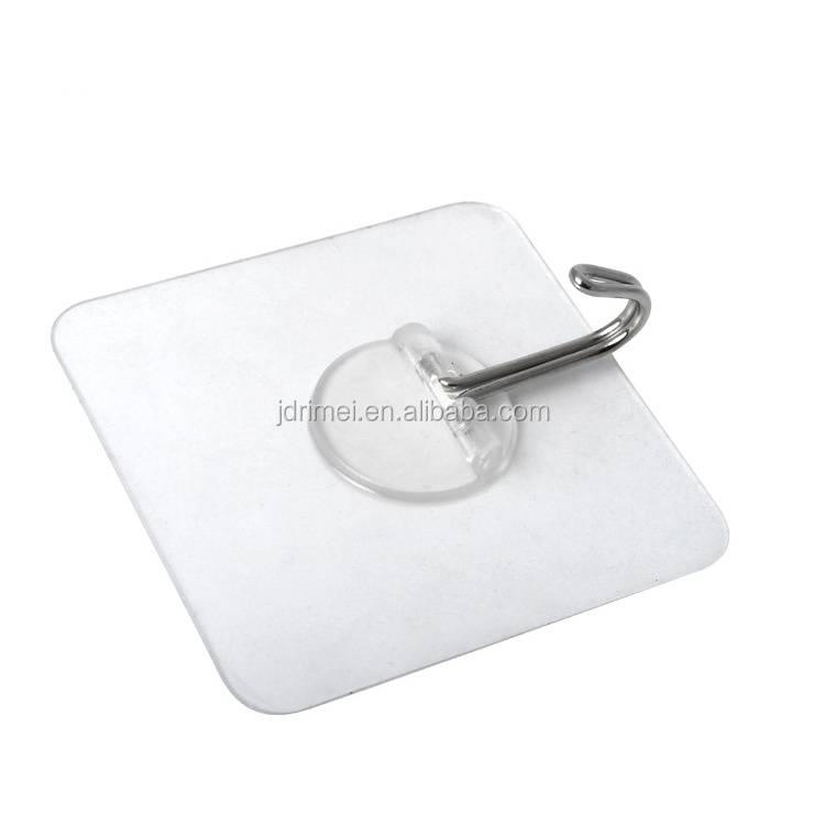 304 stainless steel wall mounted adhesive hook for bathroom