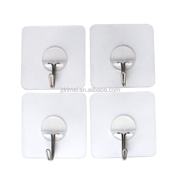 304 stainless steel wall mounted adhesive hook for bathroom