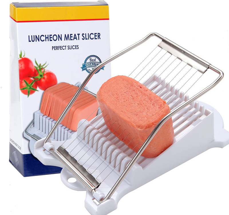 Stainless Steel Wires Banana Slicer Machine Luncheon Meat Slicer for Boiled Egg Fruit Soft Cheese Slicer Cutter