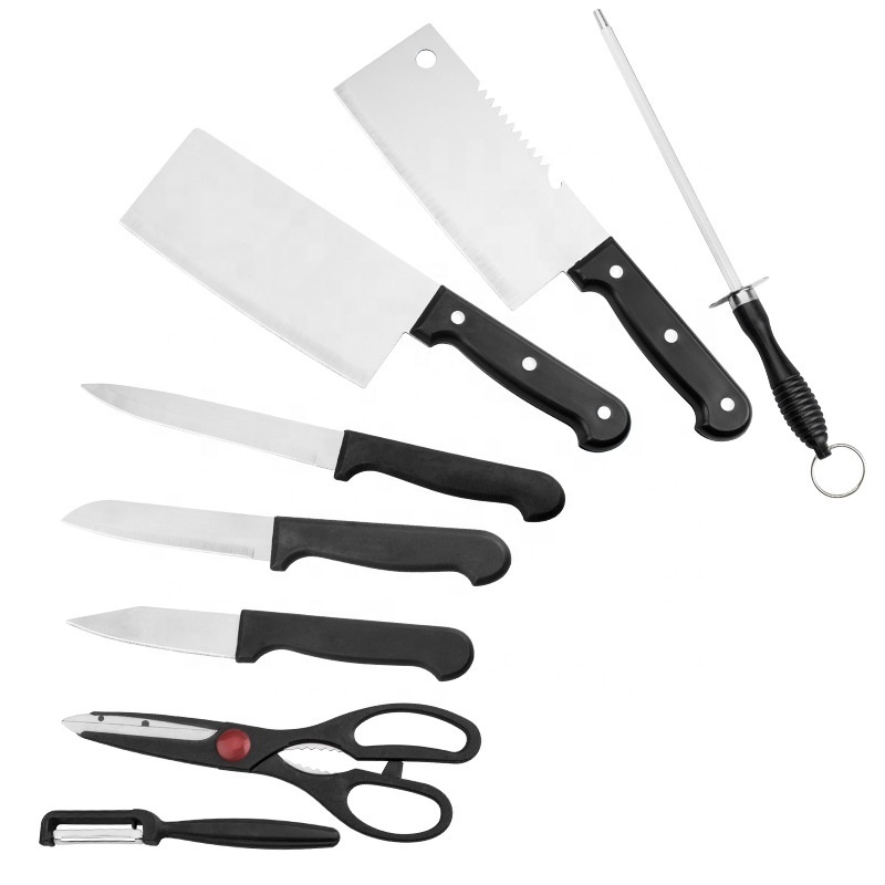 8pcs Stainless Steel Kitchen Knives Set Yangjiang Super sharp Chef Knife Set