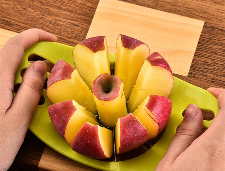 Stainless Steel Apple Corer Cutter 3.5 Inch Apple Slicer 8-Blade Apple Divider