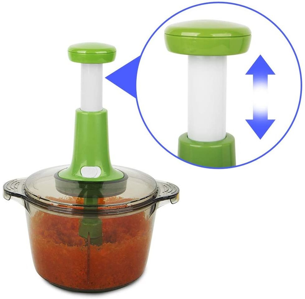 Manual Food Chopper, Express Hand Held Chopper, Chop & Cut Fruits, Vegetables, Herbs, Onions