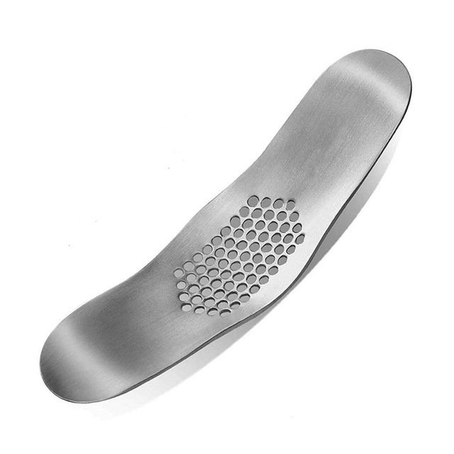 100% Stainless Steel Garlic Press Rocker, Garlic Rocker Crusher Garlic Chopper Mincer Press,Kitchen Garlic Masher