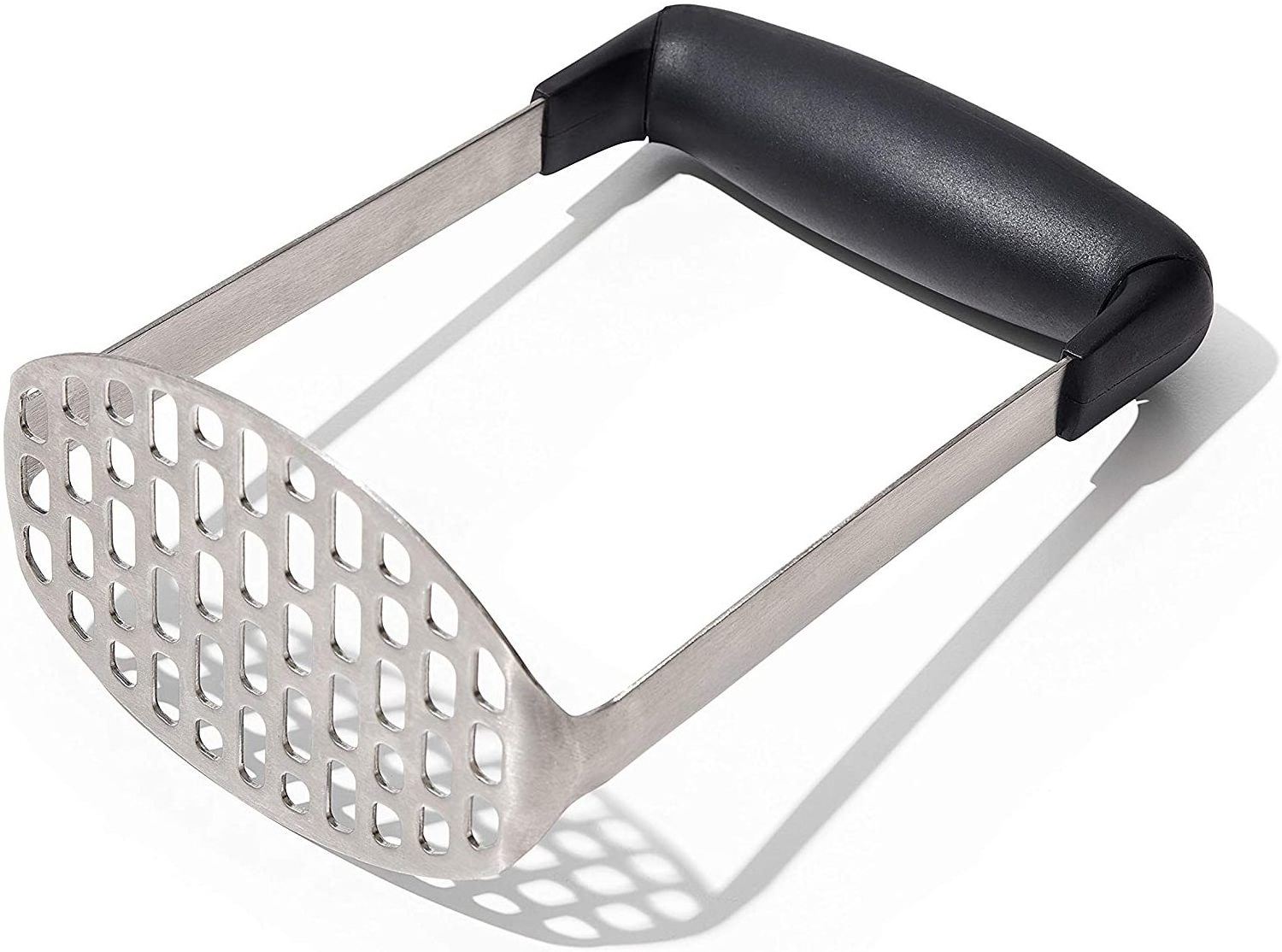 Stainless Steel Potato Masher Hand Plate Food Masher