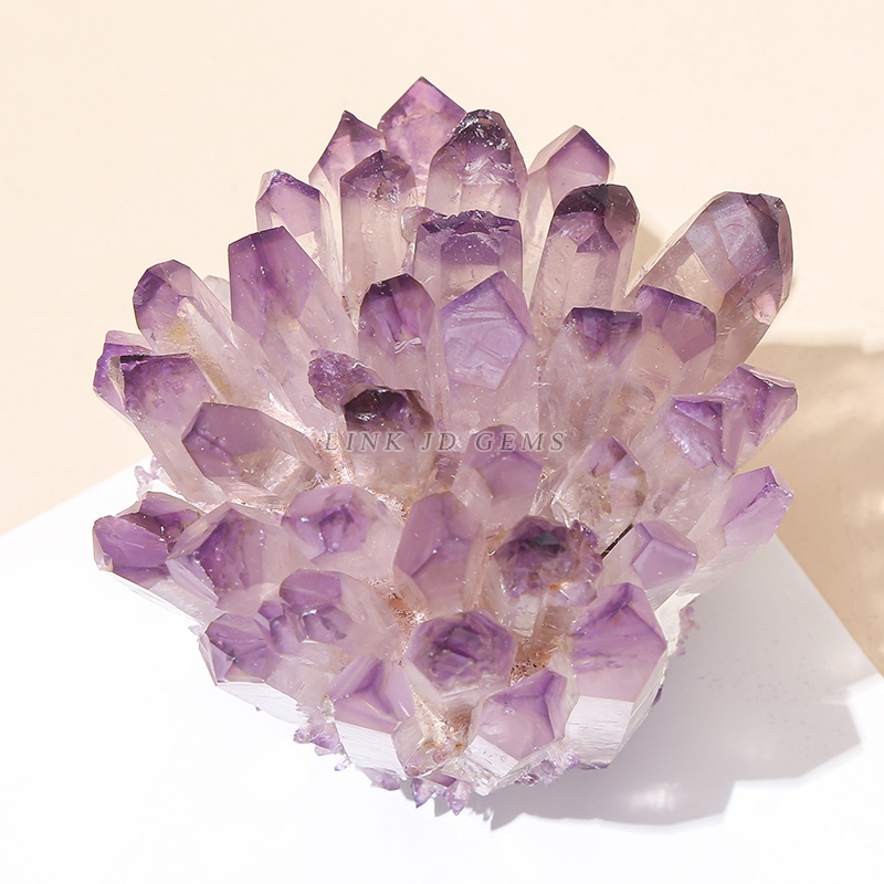 Amethyst Natural Stone Purple Amethysts Crystals Cluster Druzy Geode Mineral Rock Healing Crystal Point Energy Wand Crafts