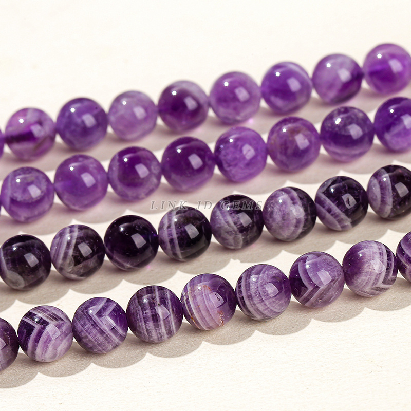 JD Wholesale Good Selling Natural Dream Amethyst Amethyst Beads Healing Stones Jewelry Hand-Made Ornament For Jewel