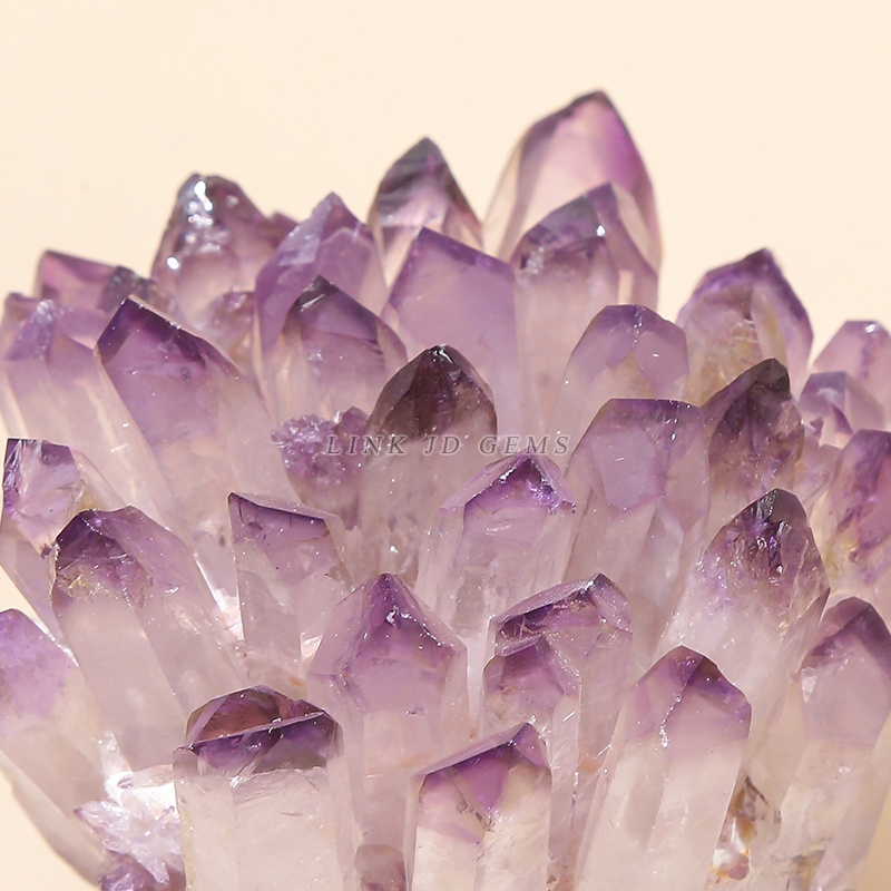 Amethyst Natural Stone Purple Amethysts Crystals Cluster Druzy Geode Mineral Rock Healing Crystal Point Energy Wand Crafts