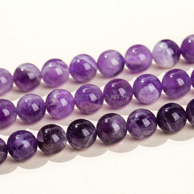 JD Wholesale Good Selling Natural Dream Amethyst Amethyst Beads Healing Stones Jewelry Hand-Made Ornament For Jewel