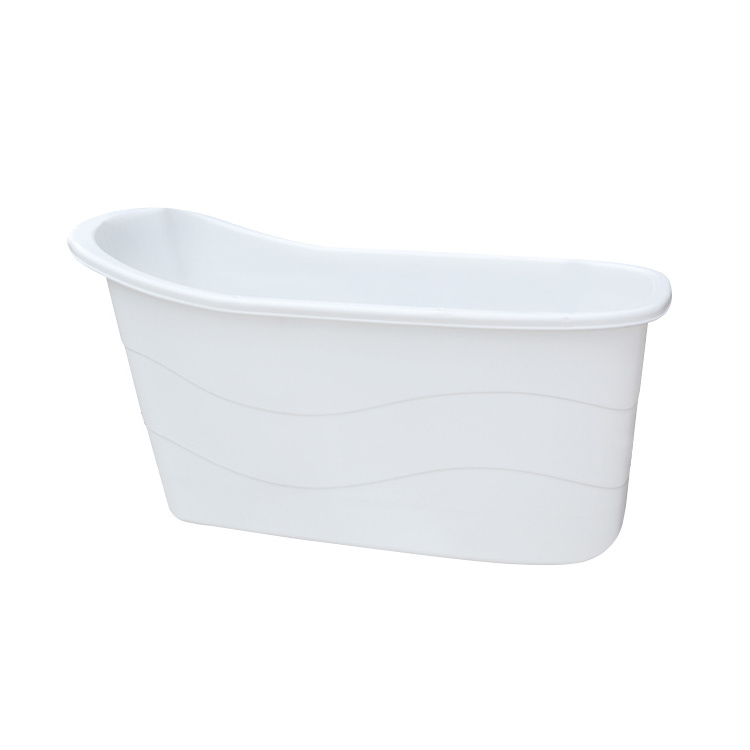 Hot Selling Adult Size Plastic Modern Freestanding Bath Tub Bucket Plastic Bath Tub For Adults