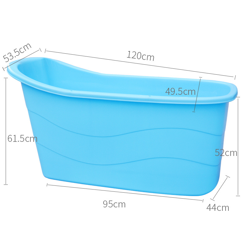 Hot Selling Adult Size Plastic Modern Freestanding Bath Tub Bucket Plastic Bath Tub For Adults