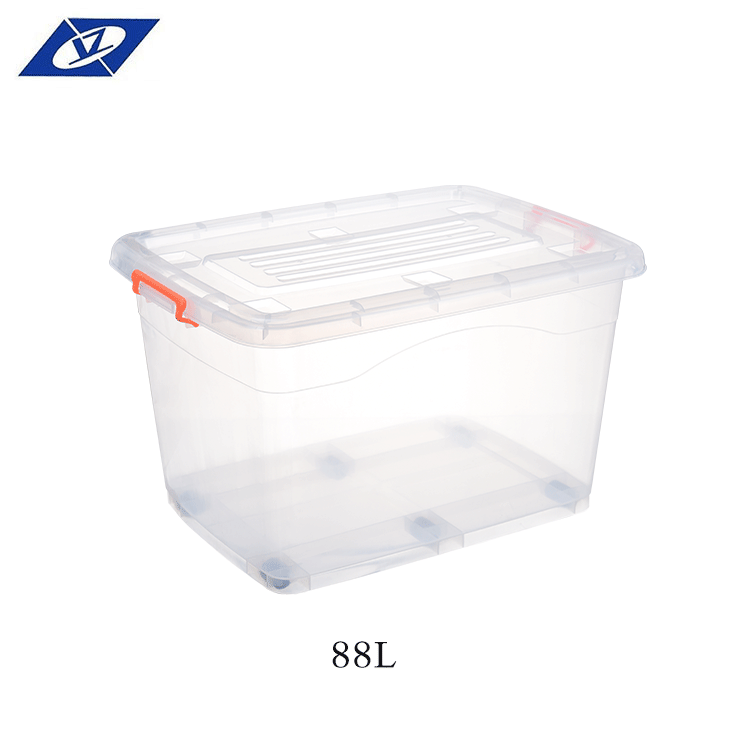 Customized Plastic Tool Box Storage Kitchen Large Plastic Storage Boxes With Lids