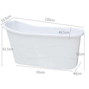 Hot Selling Adult Size Plastic Modern Freestanding Bath Tub Bucket Plastic Bath Tub For Adults