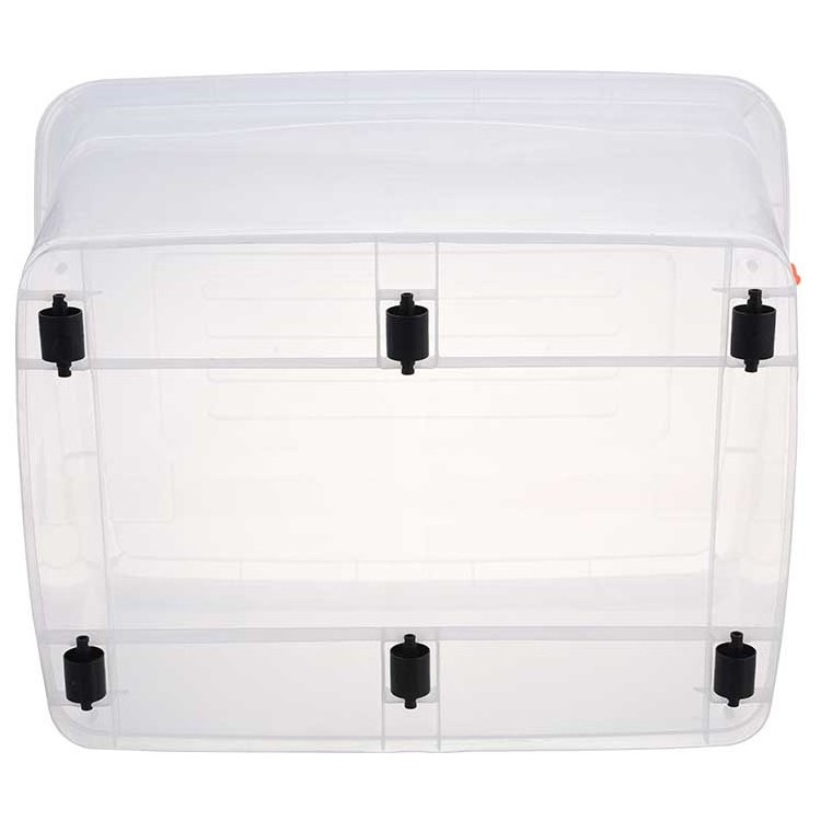 Customized Plastic Tool Box Storage Kitchen Large Plastic Storage Boxes With Lids