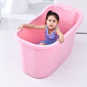 New Large Size Colorful Portable Plastic Kid Bathtub Portable Bathtub For Children