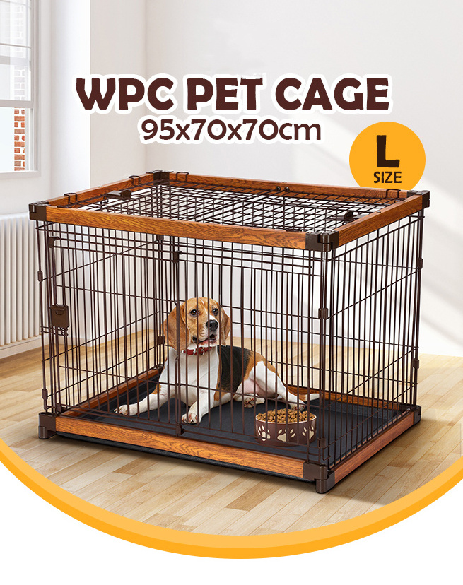 Collapsible cage cat home house pet pen cages for animals carrier for big dog