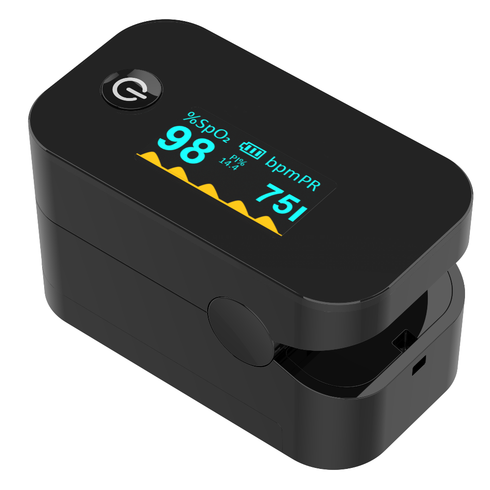 High quality pulse oximeter OLED Display Blood Oxygen Spo2 Oximetro Fingertip Pulse Oximeter