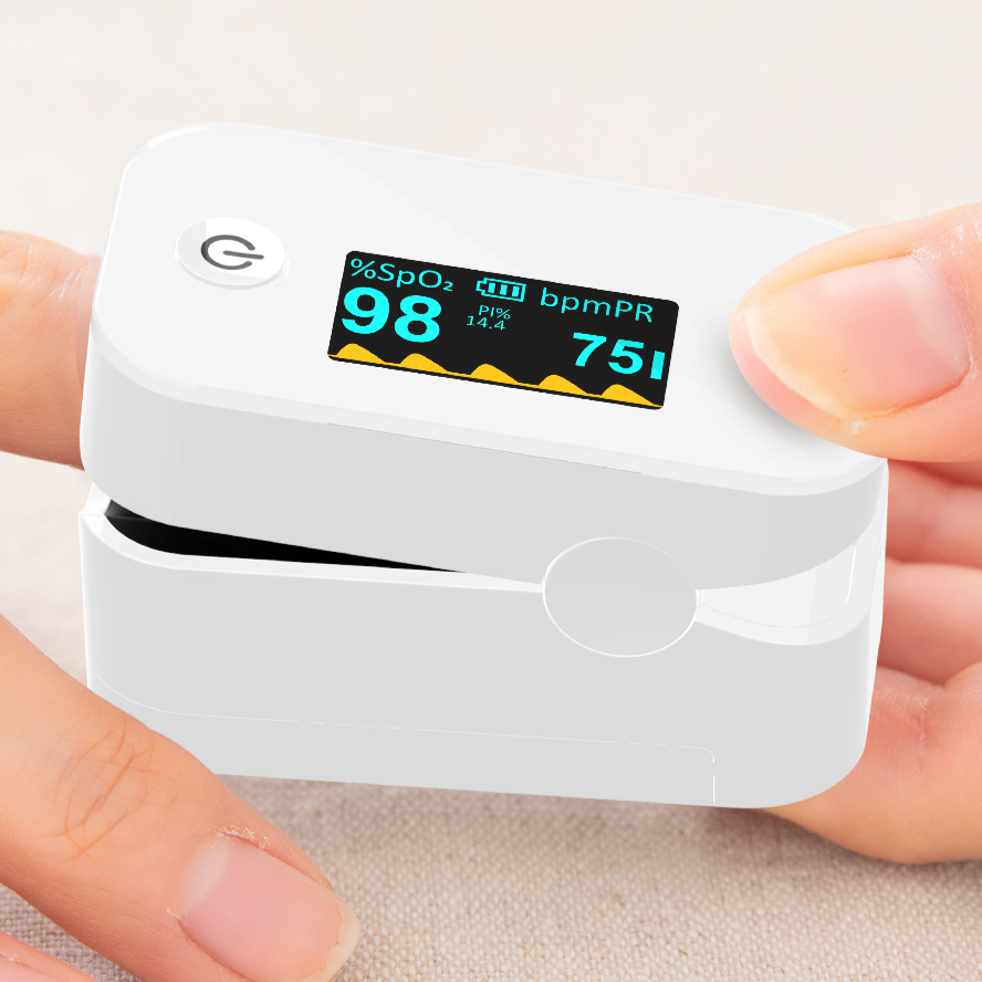 High quality pulse oximeter OLED Display Blood Oxygen Spo2 Oximetro Fingertip Pulse Oximeter