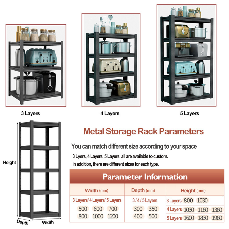 Hot Sale Light Duty Steel Muscle Rack Storage Shelving Unit Adjustable Metal Shelf