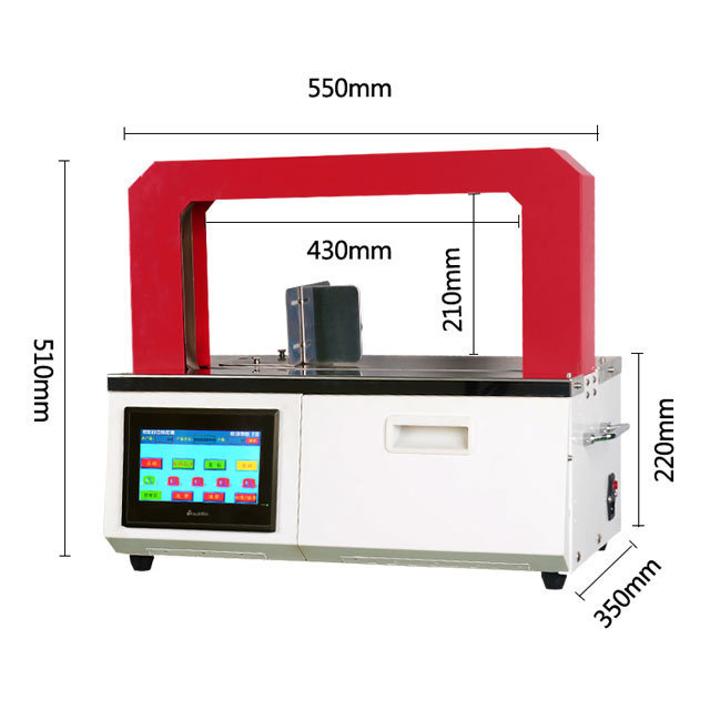 Automatic strapping machine band carton box packing tool