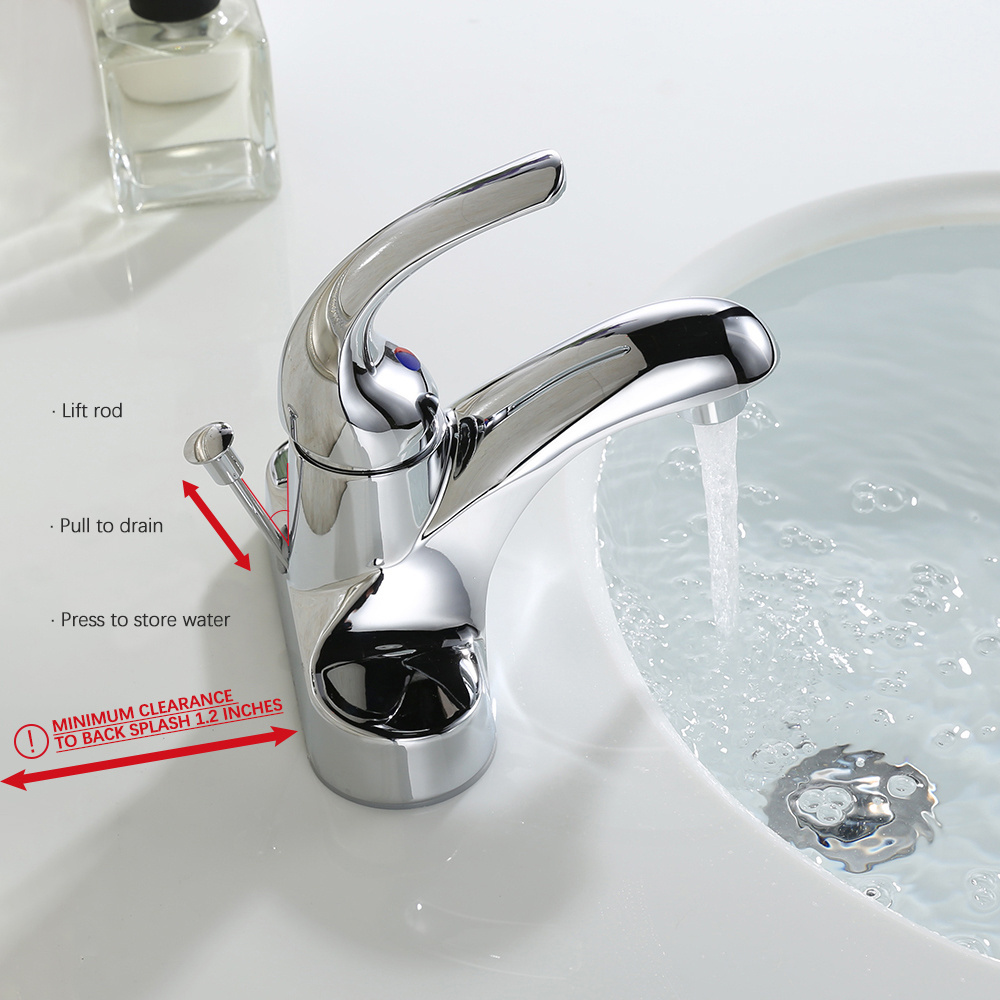 Kaiping Faucet Manufacturer Bathroom Lavatory Faucet Basin Mixer Water Tap for Basin