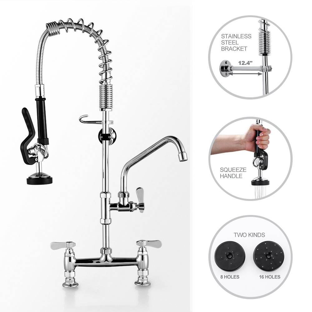 Kaiping Manufacturer Supply Restaurant Prerinse Spray Valve Kitchen Sink Pre Rinse Faucet Commercial