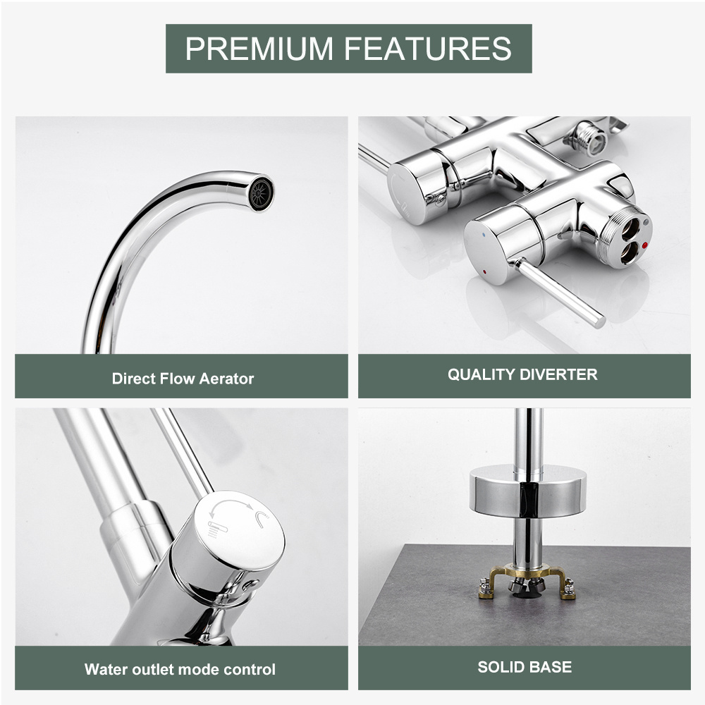 Bath Shower Mixer Brass Bathroom Faucet Floor Stand Tub Faucet Set Floor Standing Bathtub Faucet