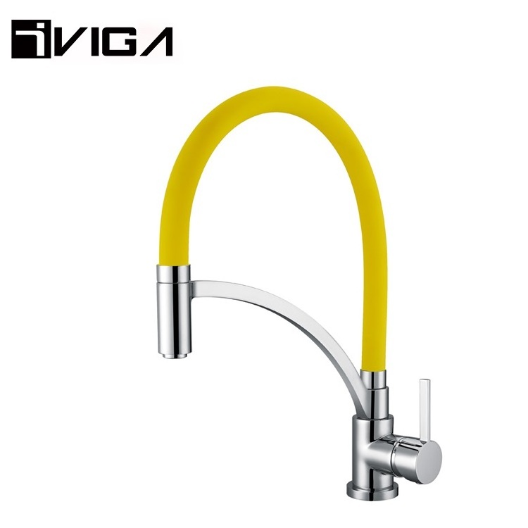 Multi Functions Chrome Kitchen Sink Tap Brass Kitchen Faucet Mixer Kitchen Faucet Black Hose