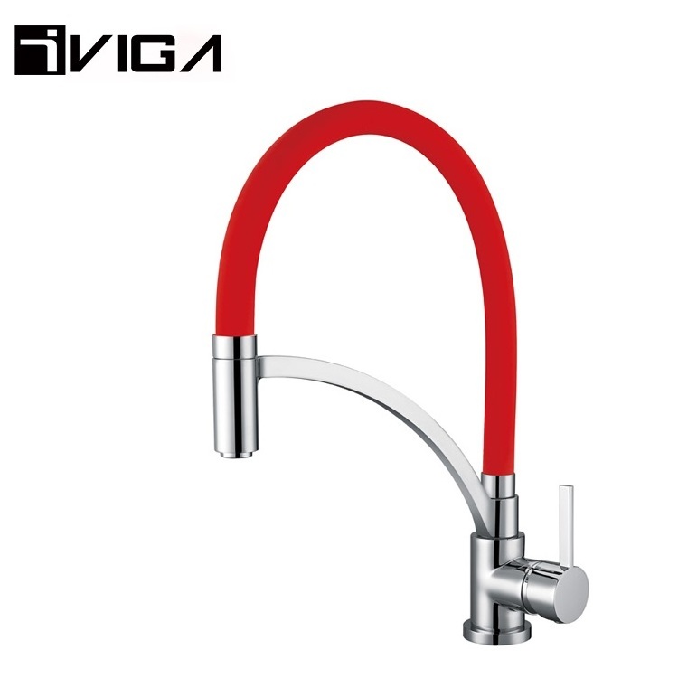 Multi Functions Chrome Kitchen Sink Tap Brass Kitchen Faucet Mixer Kitchen Faucet Black Hose