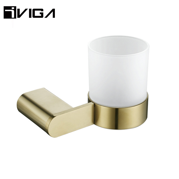 Modern Brushed Gold Soap Dish Hotel Bathroom Accessories Stainless Steel Golden Brushed Nickel Soap Dish