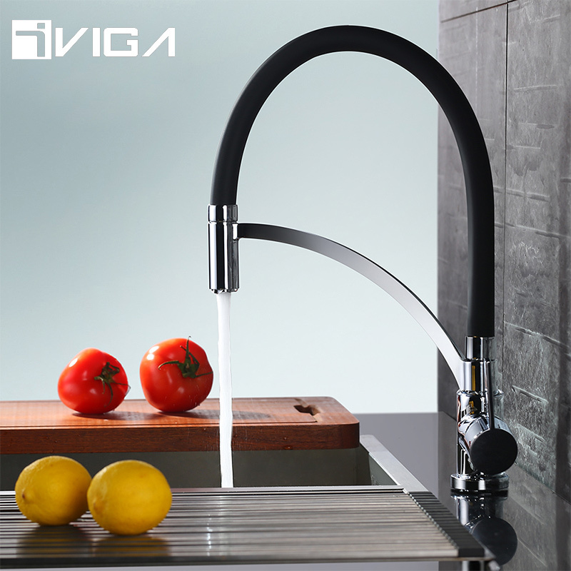 Modern Ceramic Valve Zinc Alloy Single Handle One Hole Sink Mixer Tap Chrome Sink Faucet For Kitchen