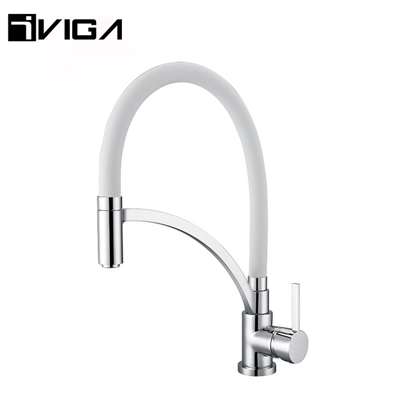 Modern Ceramic Valve Zinc Alloy Single Handle One Hole Sink Mixer Tap Chrome Sink Faucet For Kitchen