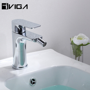 Modern Horizontal Type Spout Brass Bidet Mixer Tap Bathroom Bidet Faucet