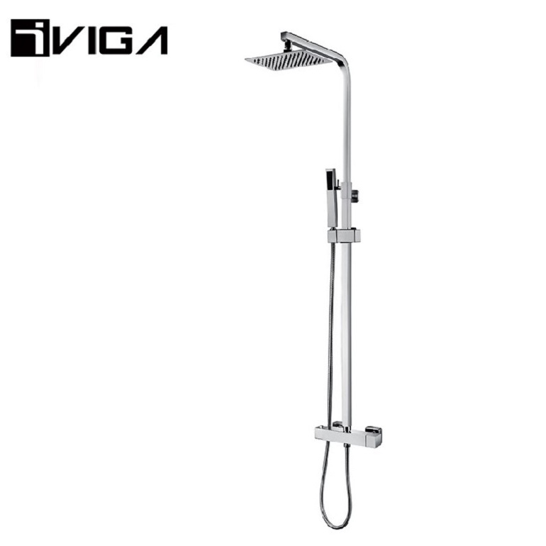 China Factory Sanitary Ware Brass Bathroom Shower Faucet Square Bath Mixer Tap  Bath Faucet