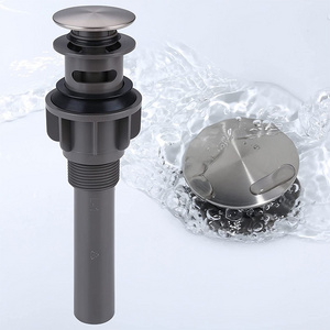 Bathroom Sink Stopper Pop-Up Drain Stopper for Bathroom Sink with Overflow